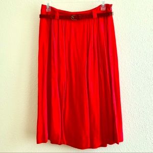 Flowy Red Skirt